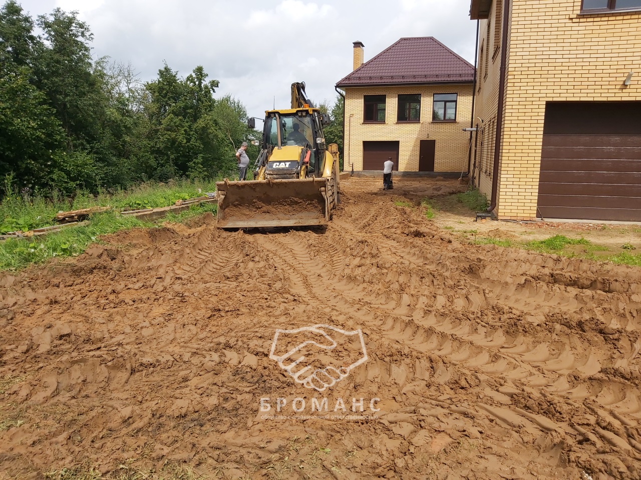 Устройство карыта под заливку плиты