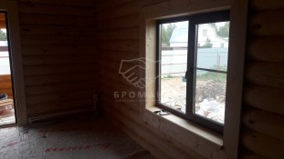 Монтаж деревянной обналички окна