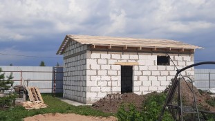 Строительство гаража в д.Головково