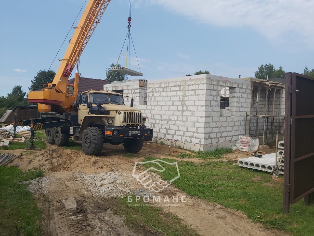 Строительство дома из газосиликатных блоков в Высоковске