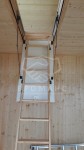 Монтаж чердачной лестницы