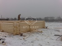 Изготовление сруба на базе в Тверской области